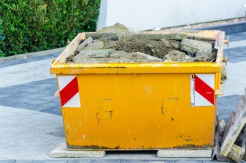 Rubbish Skip, Dumpster construction site